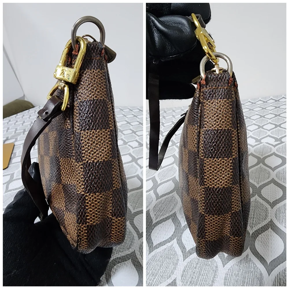 LOUIS VUITTON Damier Ebene Pochette Accessoires Pochette Brown